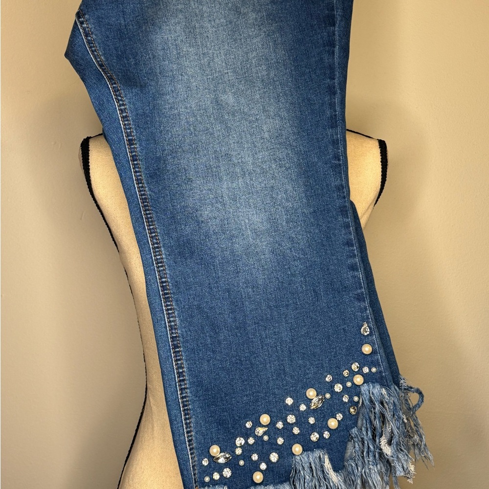 NWT Cato limited edition ion collection hi-rise 16 W petite crop stretchy jeans